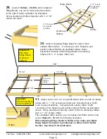 Предварительный просмотр 14 страницы Outdoor living today 6x9 Sunflower Playhouse Assembly Manual