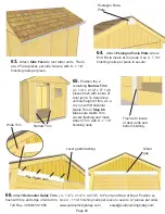 Preview for 26 page of Outdoor living today 8x12 Gardener's Shed Assembly Manual