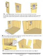 Предварительный просмотр 10 страницы Outdoor living today 8x12 SpaceMaker Assembly Manual