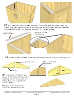 Предварительный просмотр 13 страницы Outdoor living today 8x12 SpaceMaker Assembly Manual