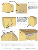 Предварительный просмотр 25 страницы Outdoor living today 8x12 SpaceMaker Assembly Manual