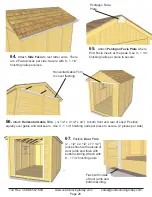 Предварительный просмотр 26 страницы Outdoor living today 8x12 SpaceMaker Assembly Manual