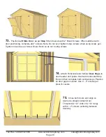 Предварительный просмотр 29 страницы Outdoor living today 8x12 SpaceMaker Assembly Manual