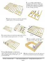 Предварительный просмотр 4 страницы Outdoor living today 8x12 SunShed Assembly Manual