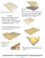 Preview for 5 page of Outdoor living today 8x12 SunShed Assembly Manual