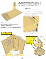 Preview for 8 page of Outdoor living today 8x15 Santa Rosa Assembly Manual