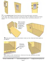 Preview for 9 page of Outdoor living today 8x15 SpaceMaker Garden Shed Assembly Manual