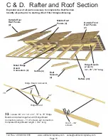 Preview for 15 page of Outdoor living today 8x15 SpaceMaker Garden Shed Assembly Manual