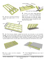 Предварительный просмотр 5 страницы Outdoor living today 8x4 SpaceSaver Bevel Assembly Manual