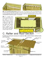 Предварительный просмотр 13 страницы Outdoor living today 8x4 SpaceSaver Bevel Assembly Manual