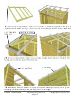 Предварительный просмотр 15 страницы Outdoor living today 8x4 SpaceSaver Bevel Assembly Manual