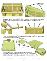 Предварительный просмотр 16 страницы Outdoor living today 8x4 SpaceSaver Bevel Assembly Manual