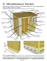 Предварительный просмотр 20 страницы Outdoor living today 8x4 SpaceSaver Bevel Assembly Manual