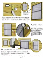 Предварительный просмотр 28 страницы Outdoor living today 8x4 SpaceSaver Bevel Assembly Manual