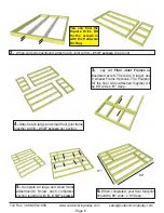 Preview for 5 page of Outdoor living today 8x8 Gardener's Shed Assembly Manual