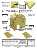 Preview for 7 page of Outdoor living today 8x8 Gardener's Shed Assembly Manual