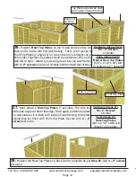 Preview for 12 page of Outdoor living today 8x8 Gardener's Shed Assembly Manual