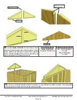 Preview for 13 page of Outdoor living today 8x8 Gardener's Shed Assembly Manual