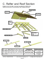 Preview for 15 page of Outdoor living today 8x8 Gardener's Shed Assembly Manual