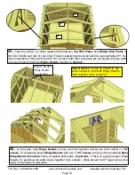 Preview for 18 page of Outdoor living today 8x8 Gardener's Shed Assembly Manual