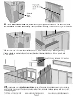 Предварительный просмотр 9 страницы Outdoor living today 8x8 Sunshed Garden Shed Assembly Manual