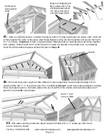 Предварительный просмотр 15 страницы Outdoor living today 8x8 Sunshed Garden Shed Assembly Manual