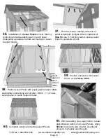 Предварительный просмотр 19 страницы Outdoor living today 8x8 Sunshed Garden Shed Assembly Manual