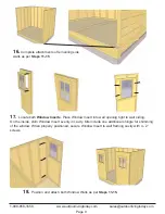 Preview for 9 page of Outdoor living today 9x6 Cabana Assembly Manual