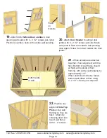 Preview for 10 page of Outdoor living today 9x6 Cabana Assembly Manual