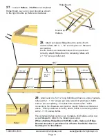 Preview for 13 page of Outdoor living today 9x6 Cabana Assembly Manual