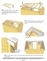 Preview for 14 page of Outdoor living today 9x6 Cabana Assembly Manual