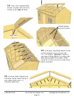 Preview for 15 page of Outdoor living today 9x6 Cabana Assembly Manual