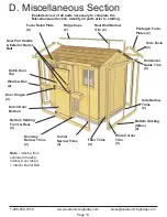 Preview for 19 page of Outdoor living today 9x6 Cabana Assembly Manual