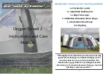 Outdoor Revolution Oxygen Speed 2 Instructions & Care Manual preview