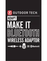 Outdoor Tech ADAPT User Manual preview