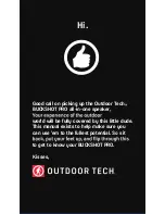 Предварительный просмотр 2 страницы Outdoor Tech BUCKSHOT PRO Instructions Manual