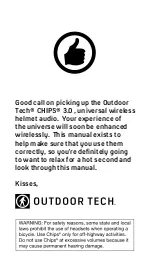 Preview for 2 page of Outdoor Tech CHIPS 3.0 Manual