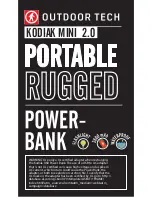 Outdoor Tech kodiak mini 2.0 User Manual preview