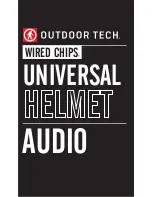 Outdoor Tech Wired Chips Instructions Manual preview