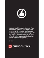 Предварительный просмотр 4 страницы Outdoor Technology Tuis TWO:EES User Manual