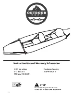 Preview for 9 page of OUTDOOR TUFF STINGER III Instruction Manual