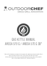 Предварительный просмотр 1 страницы Outdoorchef AROSA 570 G Manual