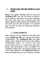 Preview for 8 page of Outdooree R6 User Manual