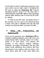 Preview for 12 page of Outdooree R6 User Manual