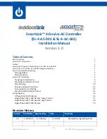 Preview for 1 page of outdoorlink SmartLink SL-4-AC-001 Installation Manual