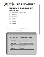 Предварительный просмотр 5 страницы Outer Limits OLT-BAC-07 Owner'S Manual