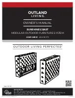 Outland Living SUNSHINE COAST Owner'S Manual предпросмотр