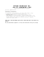 Preview for 11 page of Outland Technology UWS-3410 Operating Instructions Manual