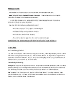 Preview for 25 page of Outland Technology UWS-3410 Operating Instructions Manual