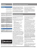 Предварительный просмотр 14 страницы Outlaw 7000x Owner'S Manual